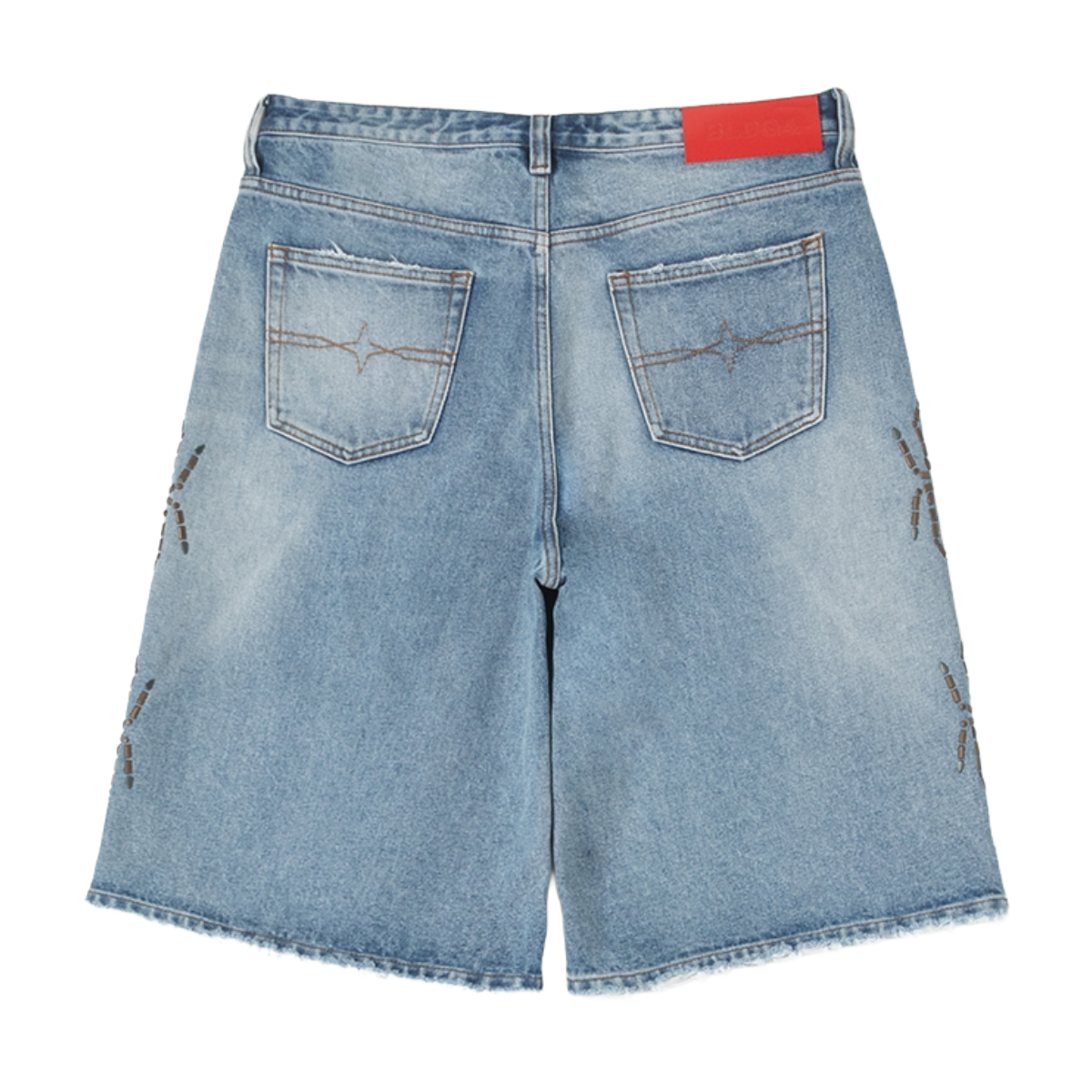 BLDG4 PANTHEON DENIM SHORTS