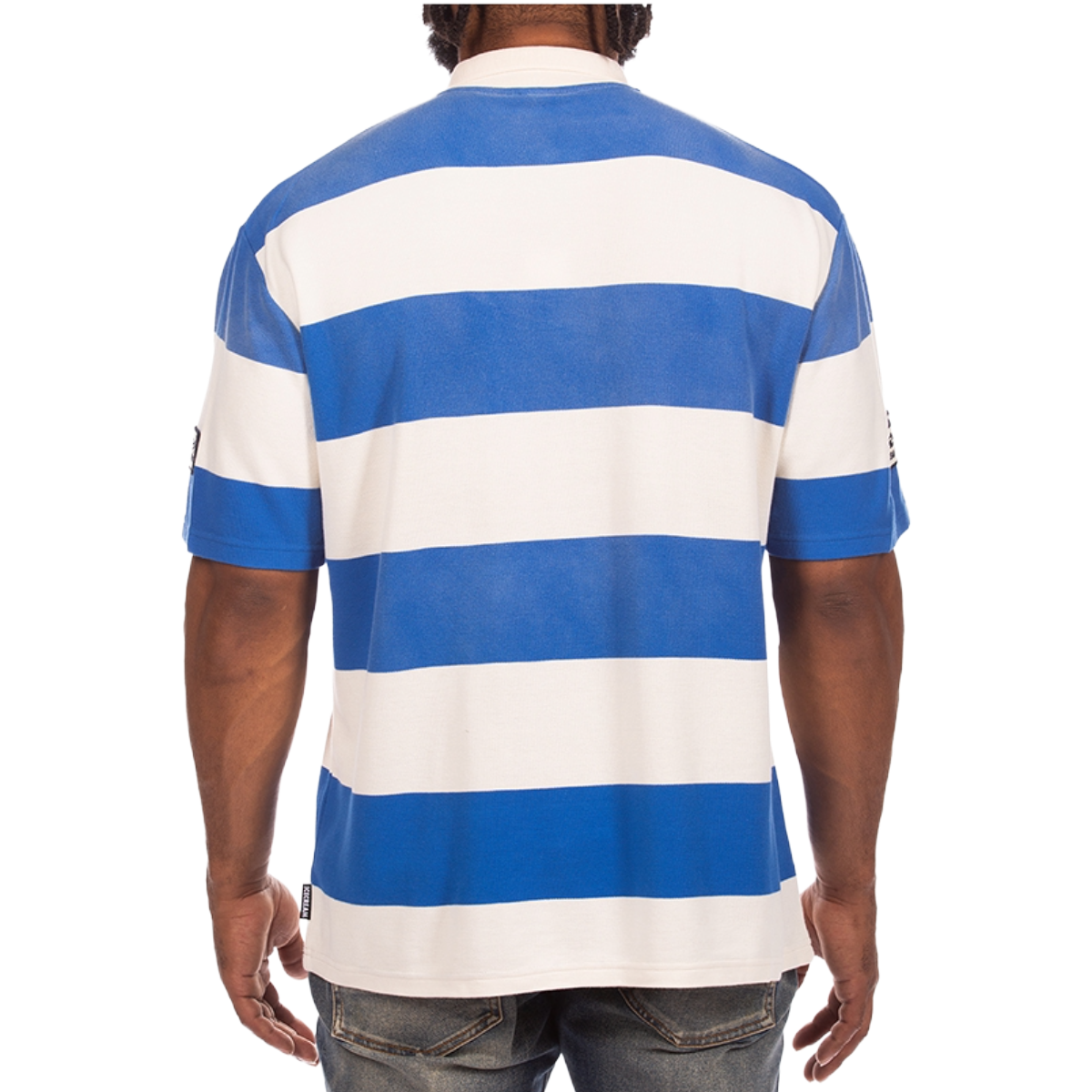 IC 'TAMARIND' SS POLO (WHT/BLUE)