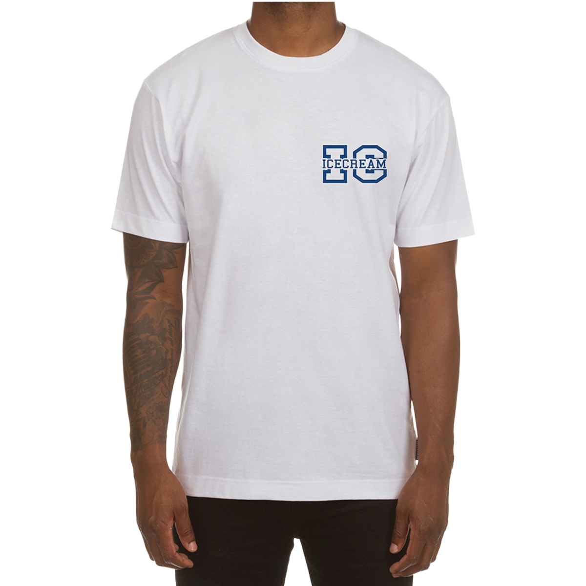 IC 'VIOLET' SS TEE (WHT)