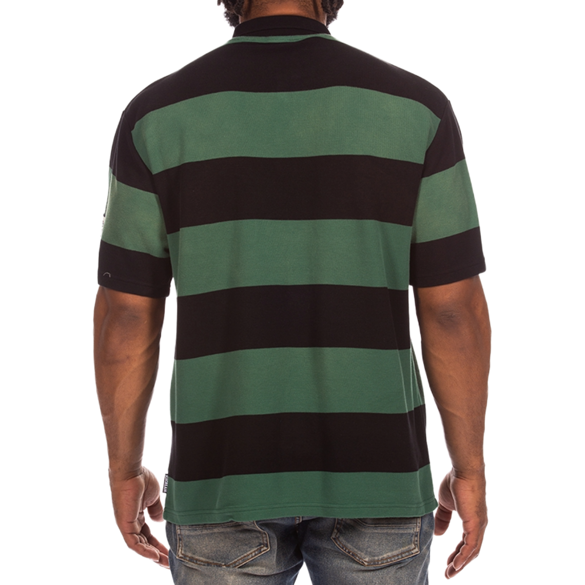 IC 'TAMARIND' SS POLO (BLK/GRN)