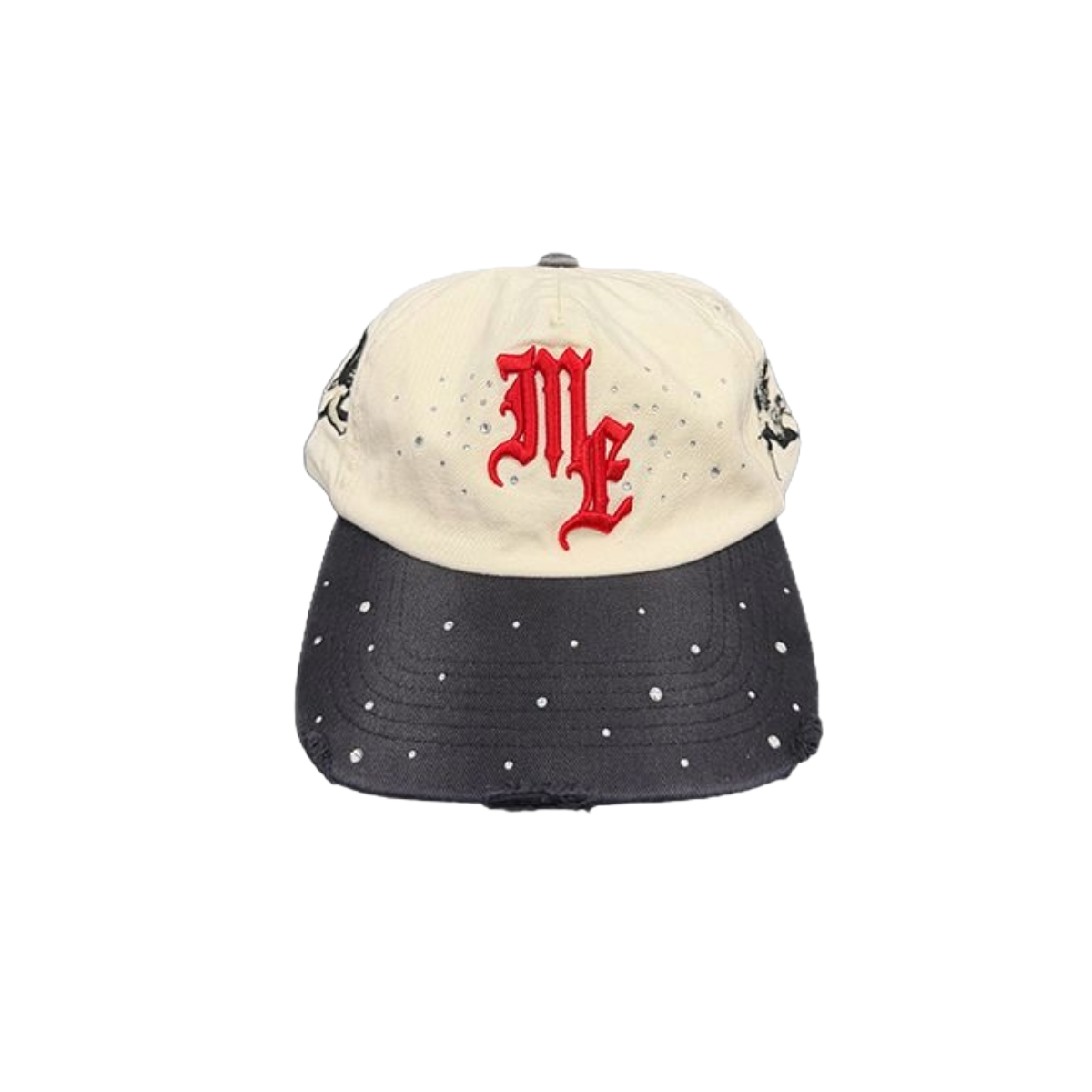 MIXED EMOTION 'ME' HAT (WHT/BLK)