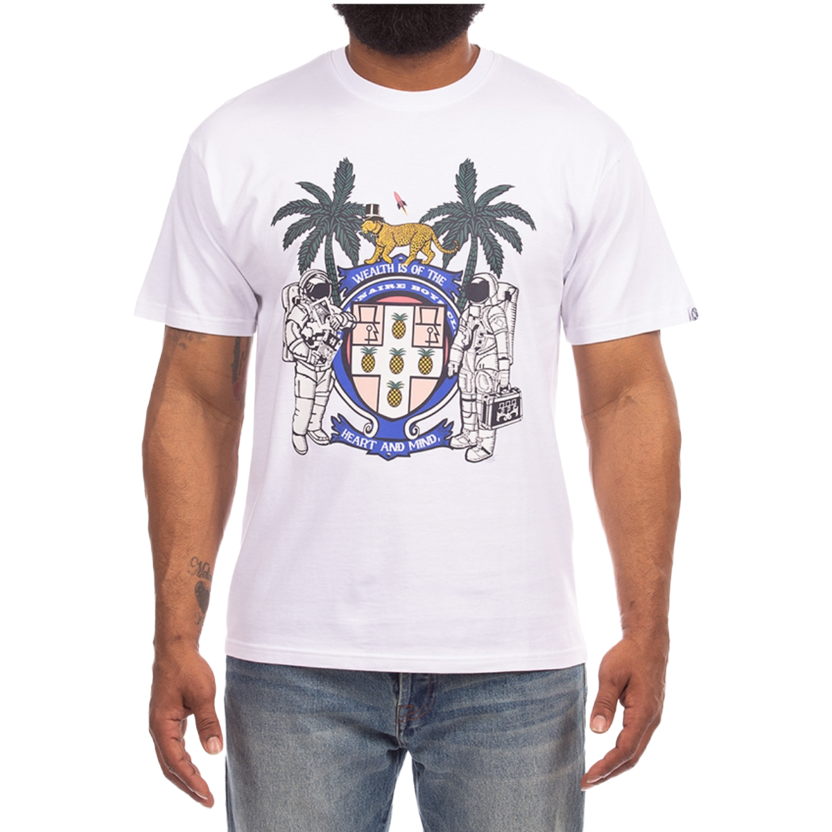 BB 'MEMBERSHIP' SS TEE (WHT)