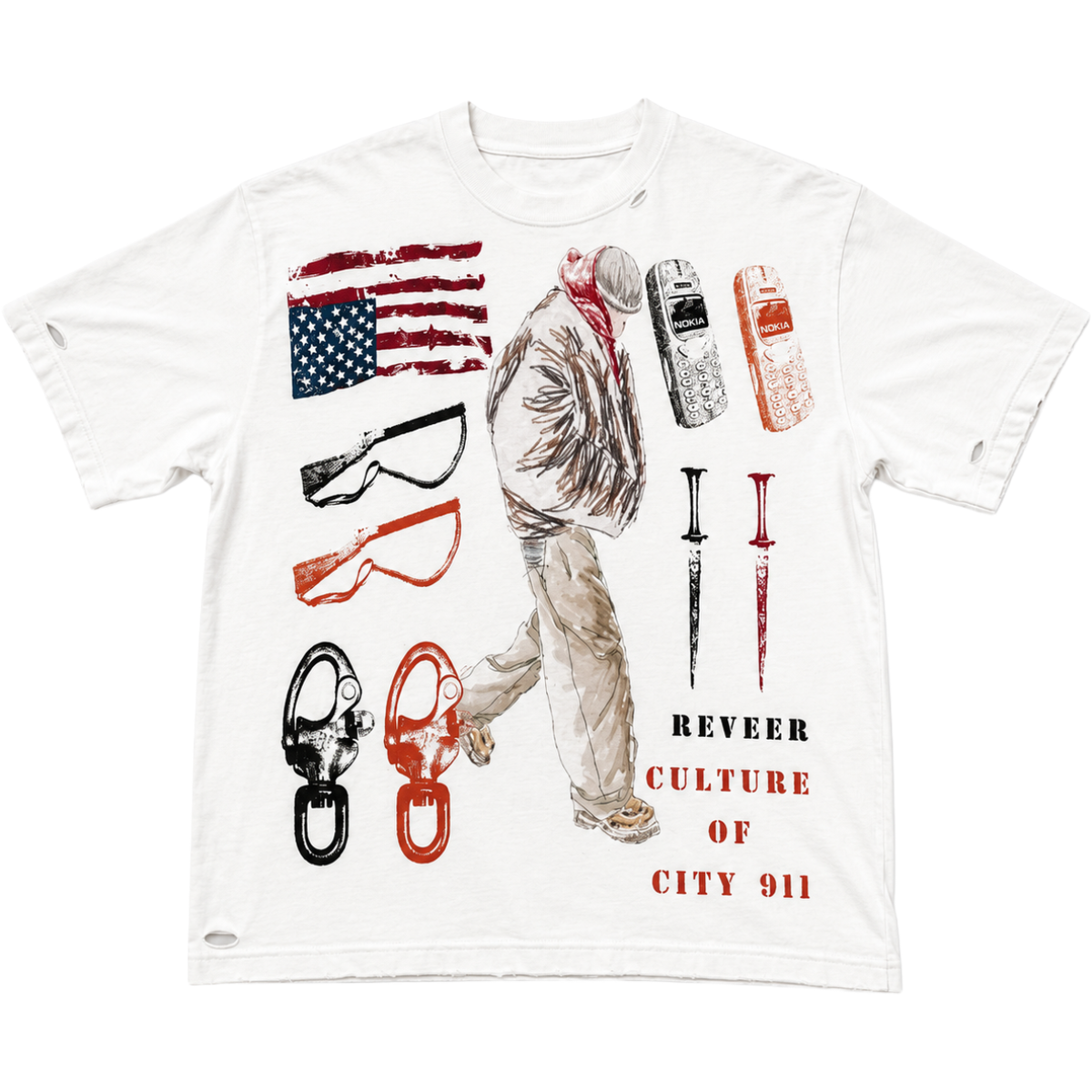 REVEER 'CITY 911' SS TEE