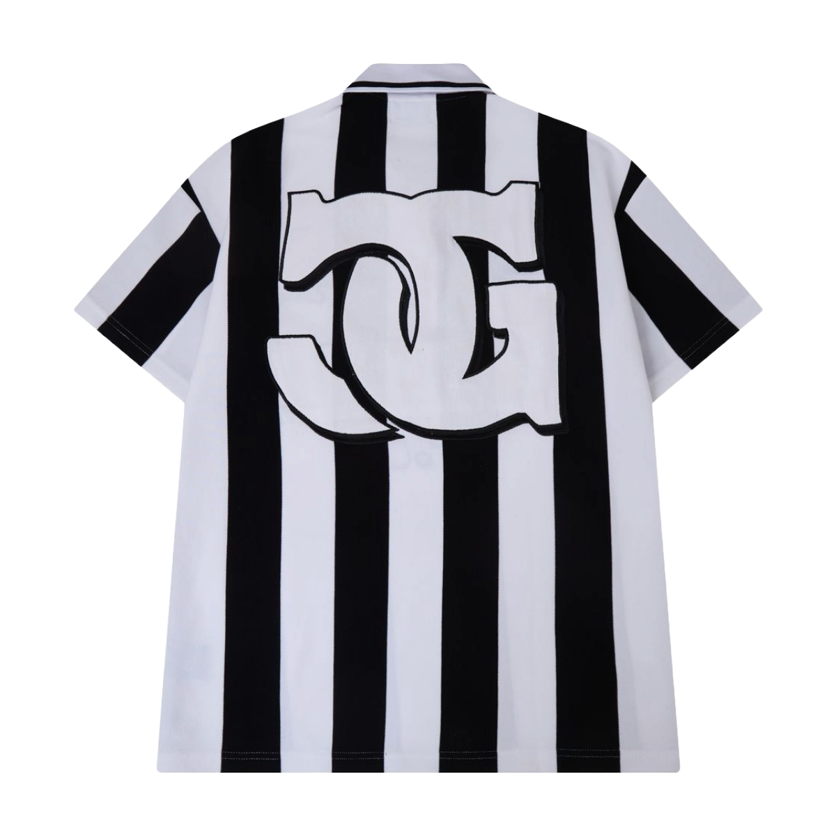 CAMPUS STRIPED SS POLO (BLK/WHT)