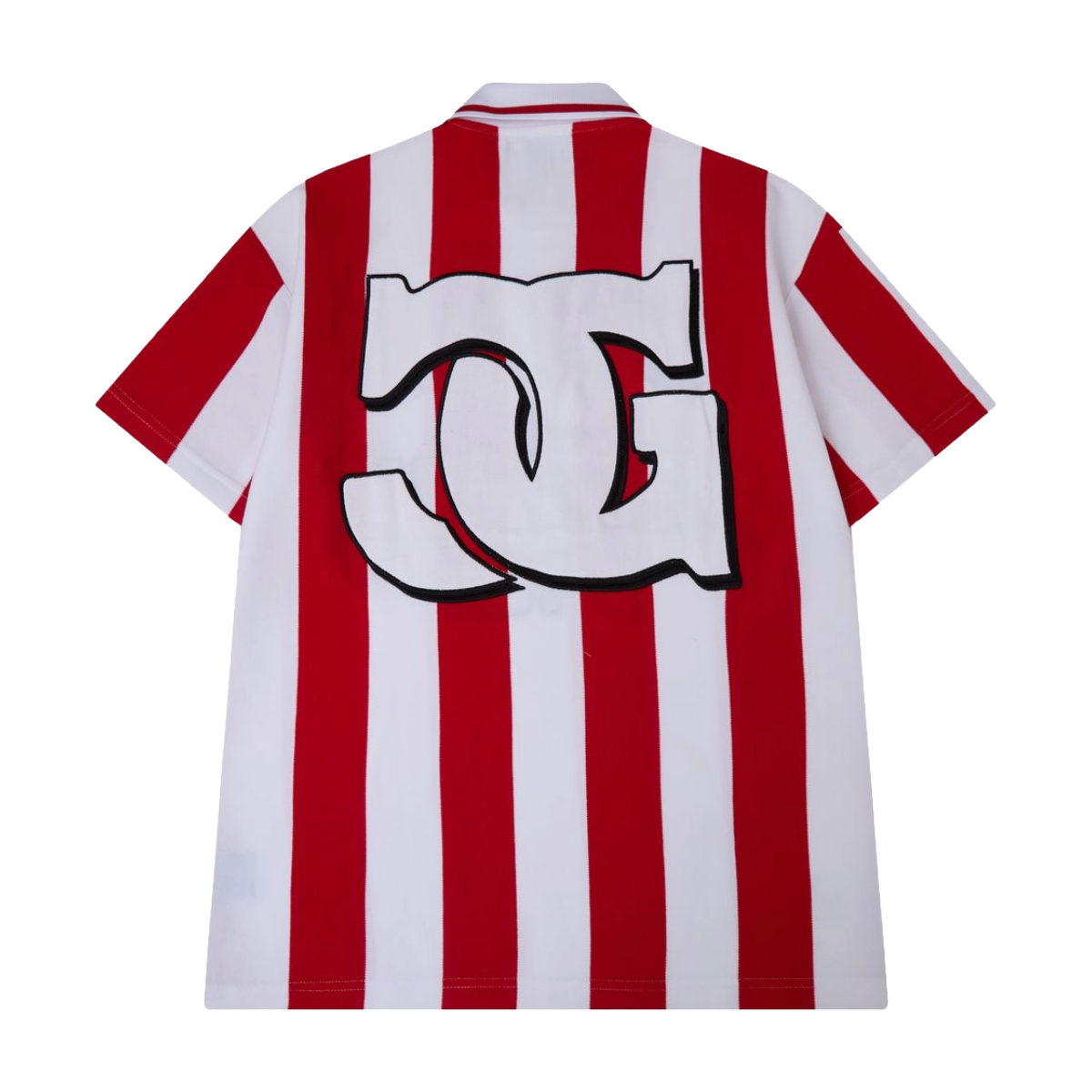 CAMPUS STRIPED SS POLO (RED/WHT)