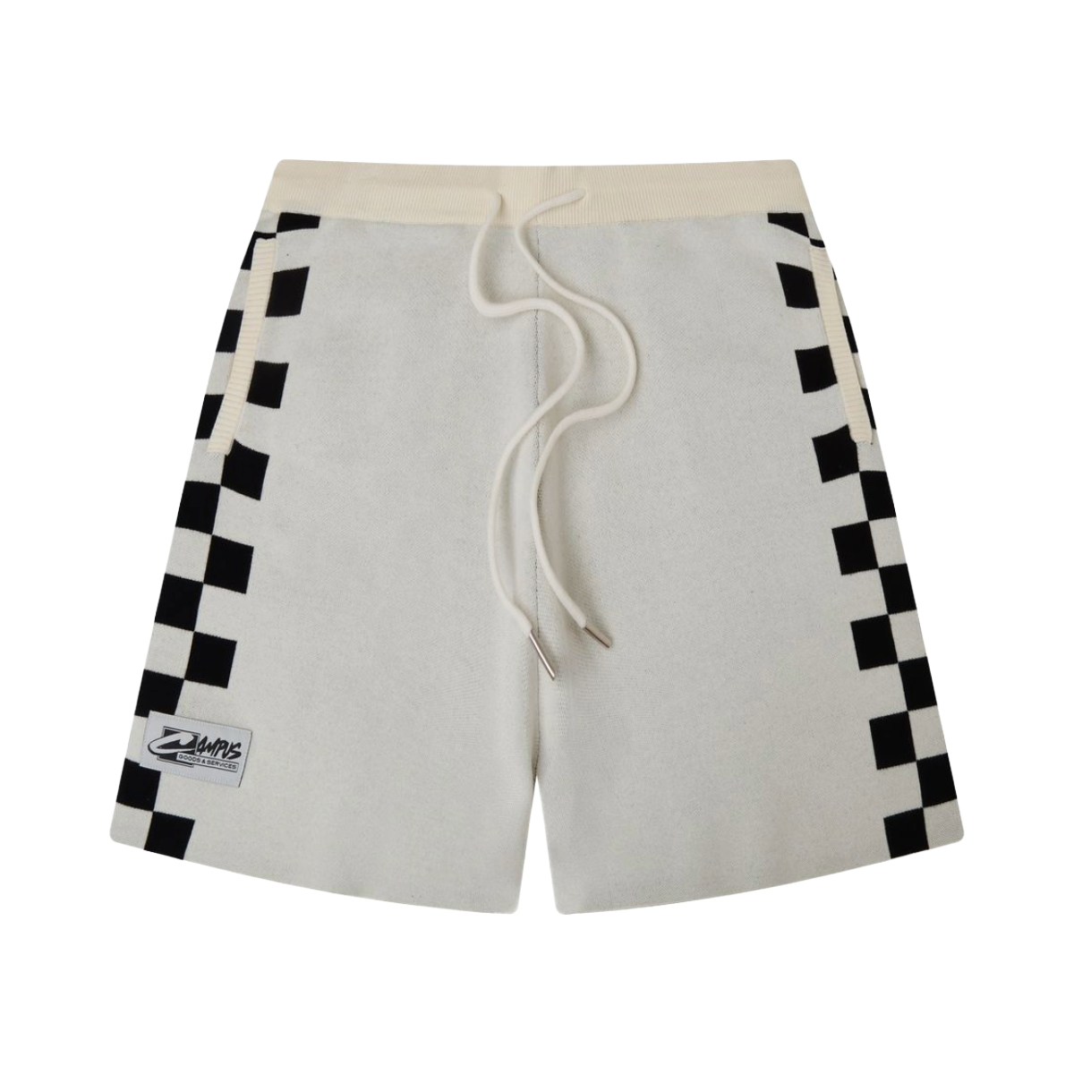 CAMPUS CHECKERED JACQUARD SHORT (CRM)