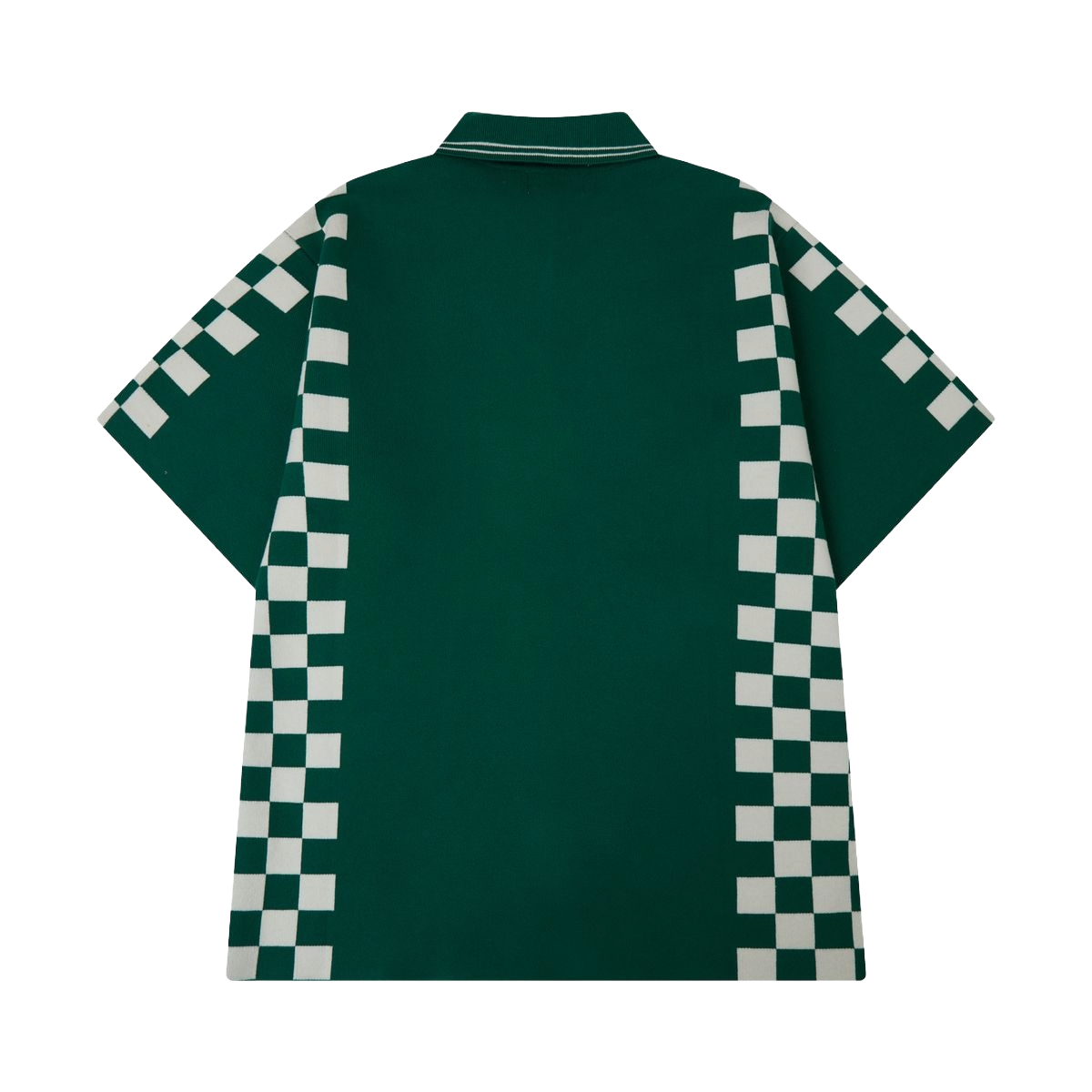 CAMPUS CHECKERED JACQUARED SHIRT (GRN)