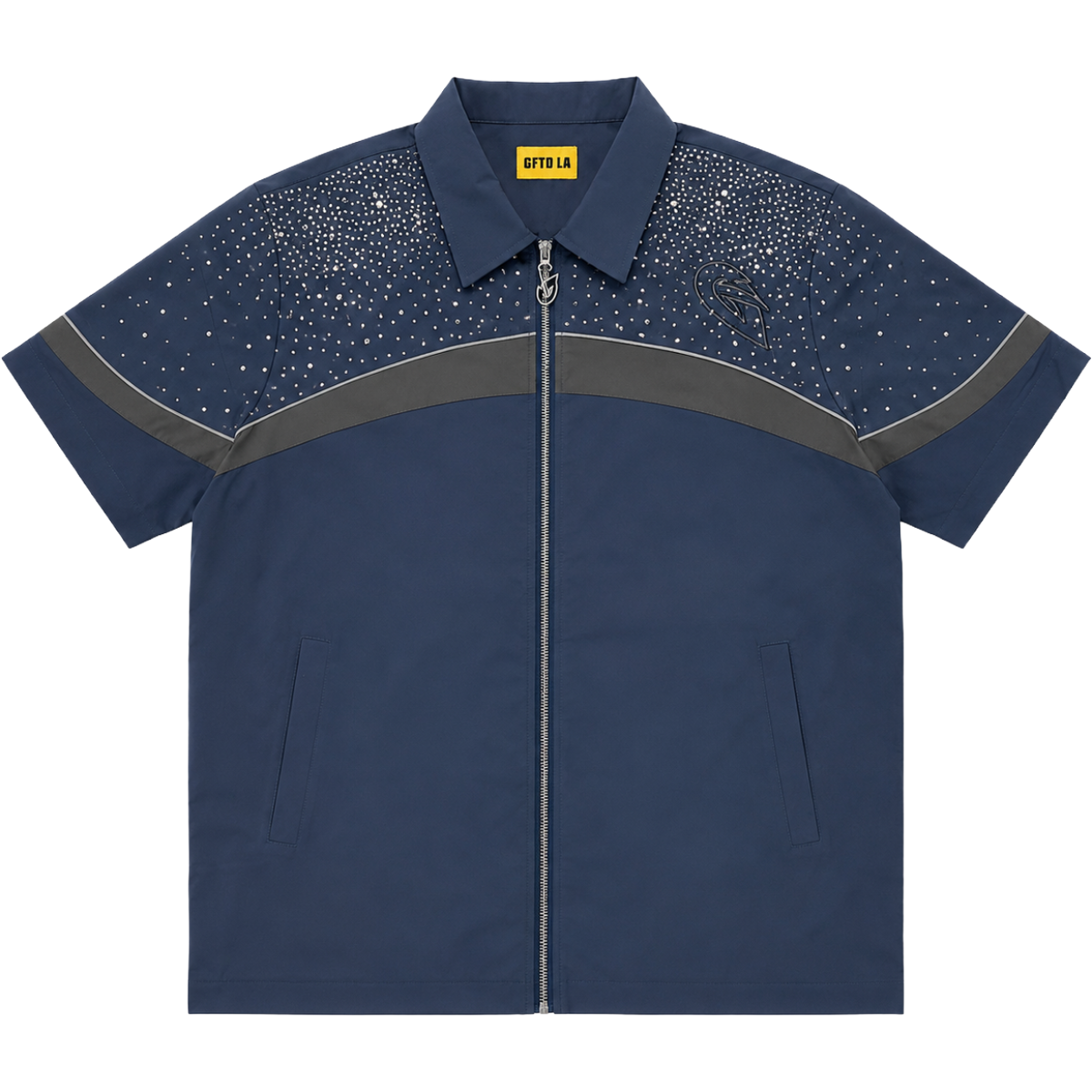 GFTD 'APEX' SS ZIP-UP (NAVY)