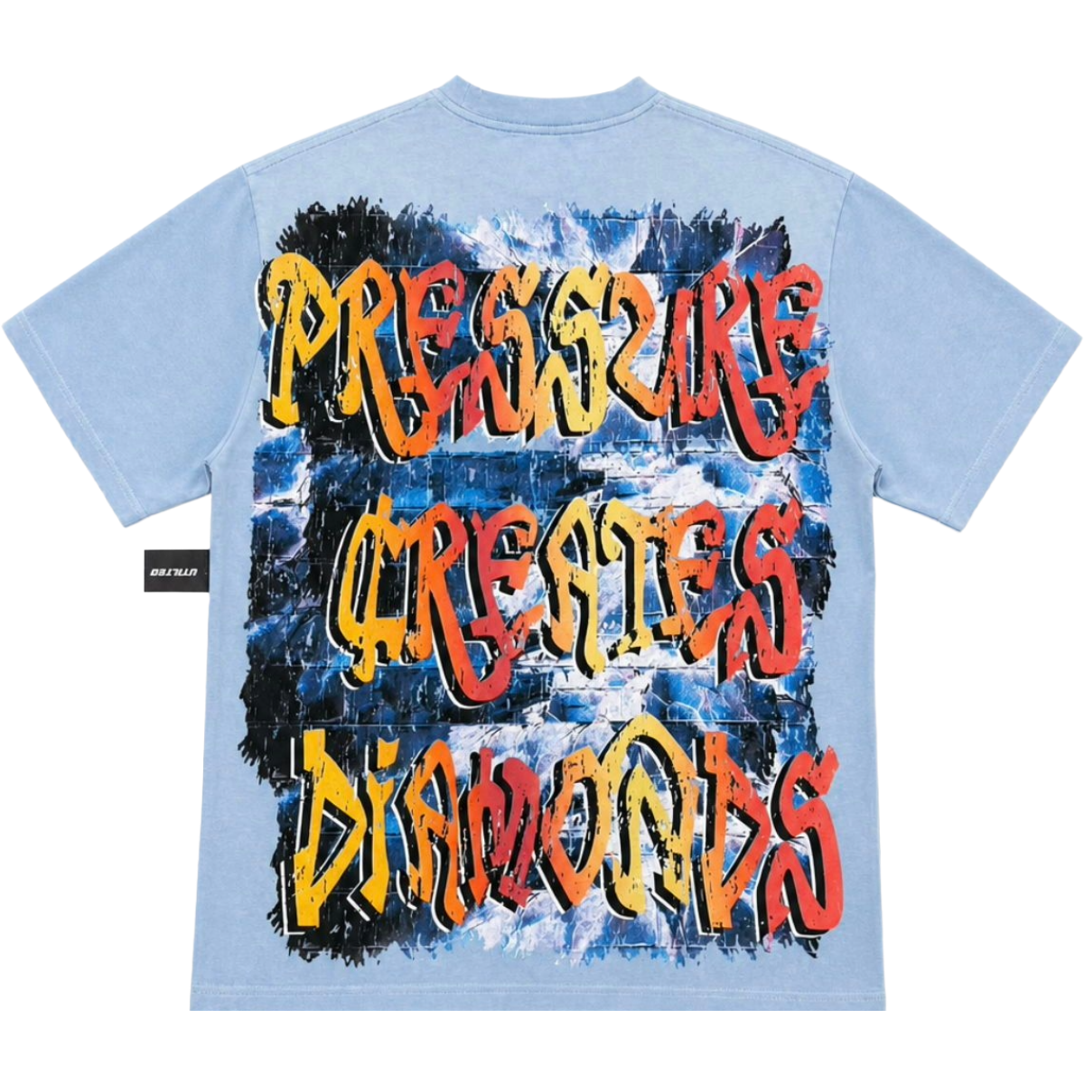 VTILTED 'PRESSURE' SS TEE (LT BLUE)