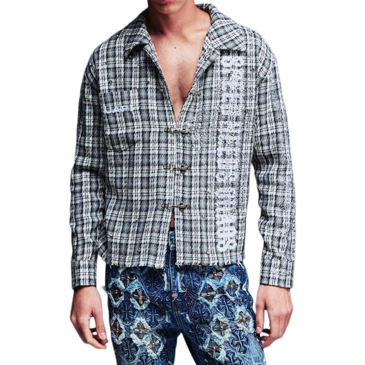 GUAPI 'ASH' BUTTON UP (GREY)
