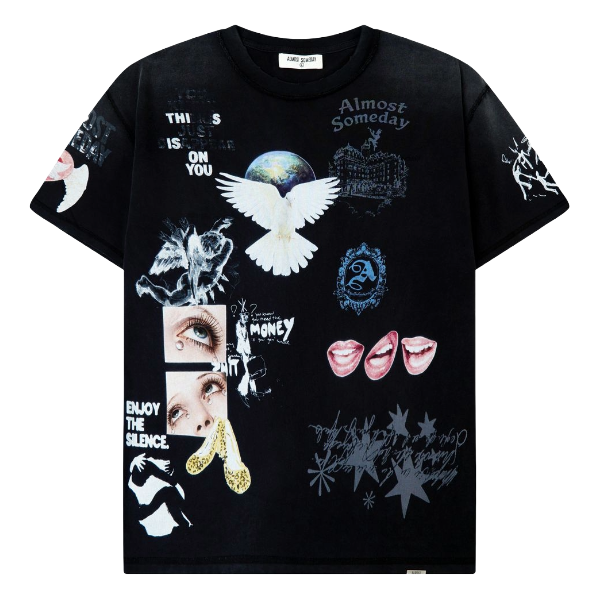 AS 'GALLERY' SS TEE (BLK)