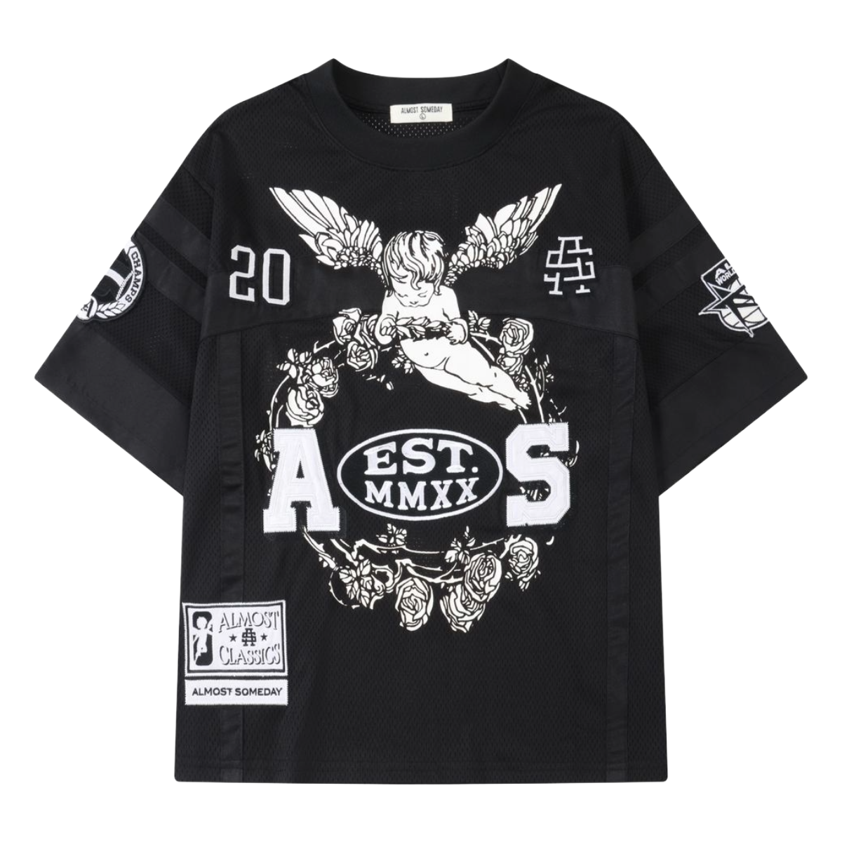 AS 'LETTERMAN' JERSEY (BLK)