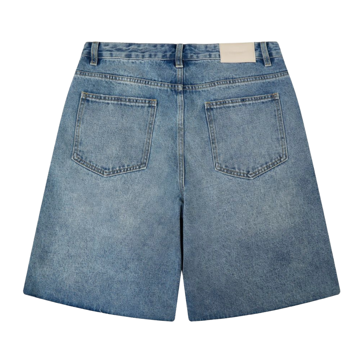 AS 'LETTERMAN' DENIM SHORTS (BLUE)