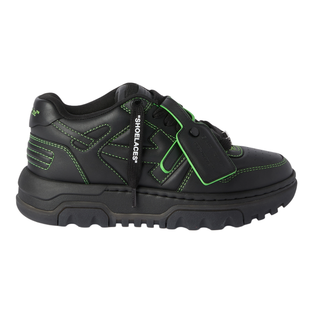 OFF-WHITE 'OUT OF OFFICE' CHUNKY (BLK/GRN)