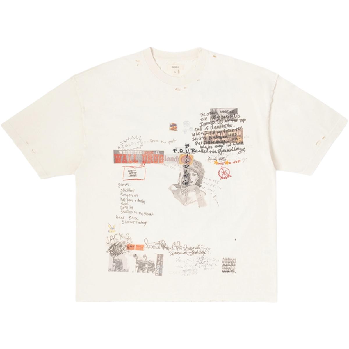 BLDG4 'MODULAR' SS TEE (WHT)