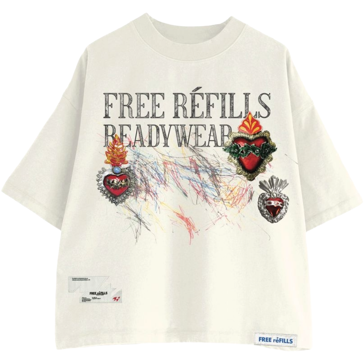 FR 'ADORN' SS TEE (CRM)