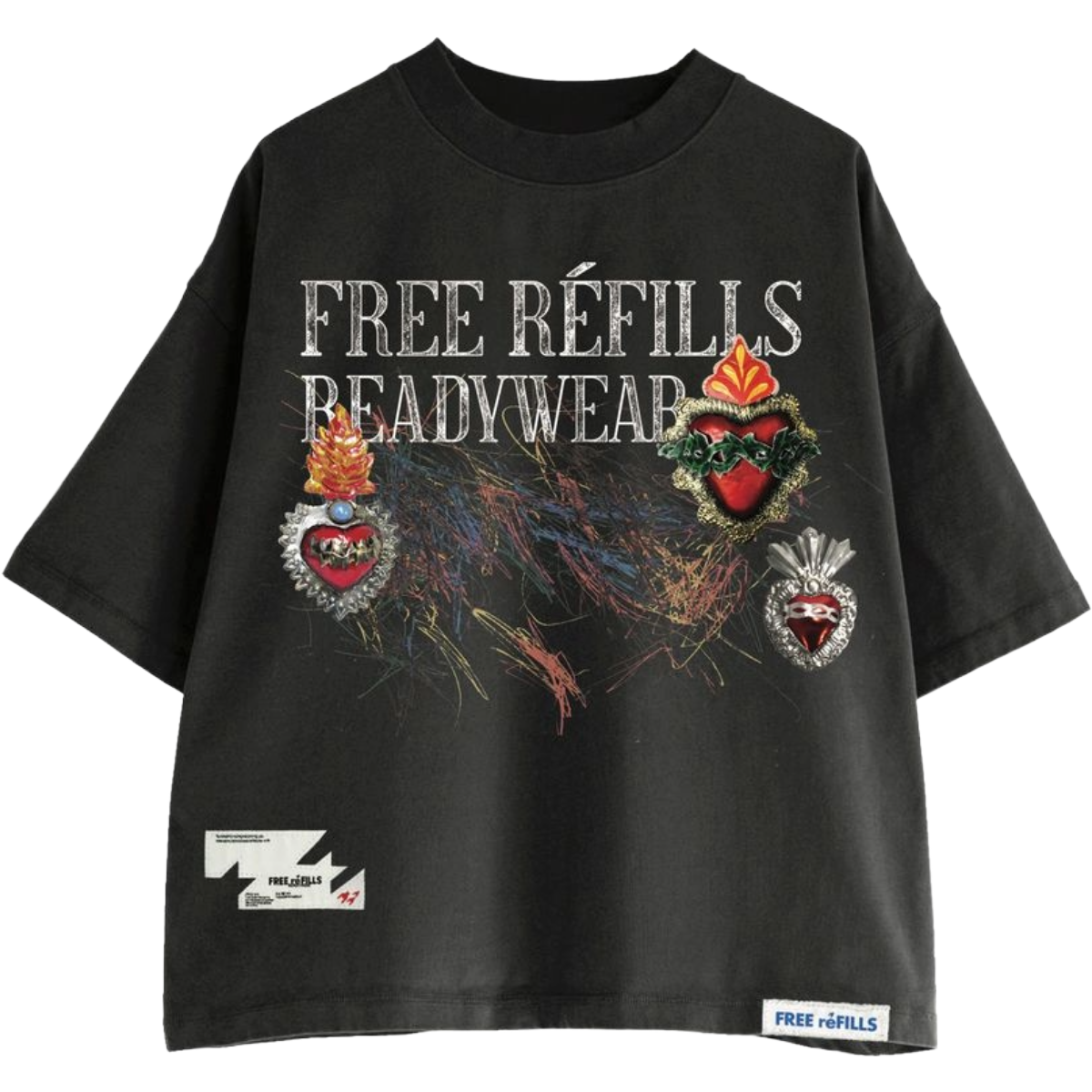 FR 'ADORN' SS TEE (BLK)