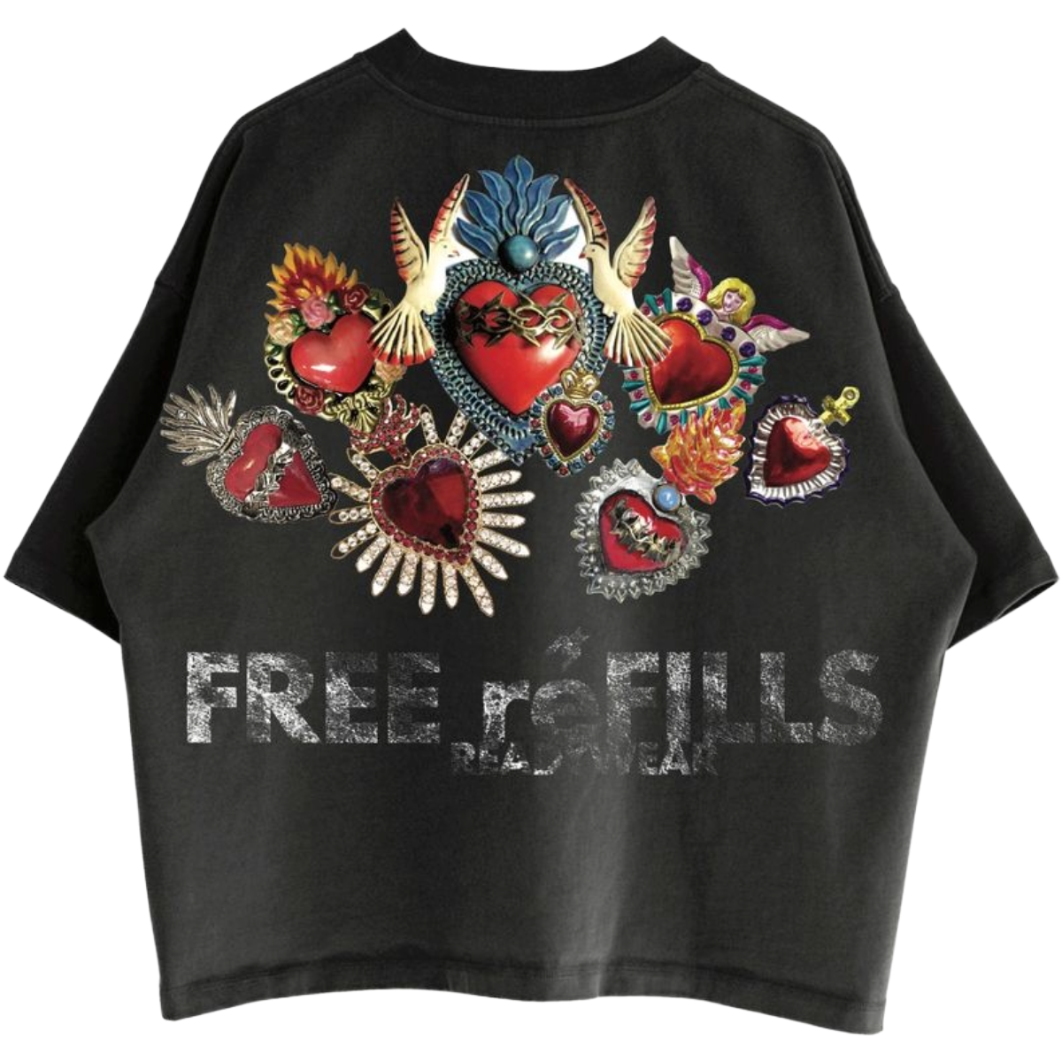 FR 'ADORN' SS TEE (BLK)