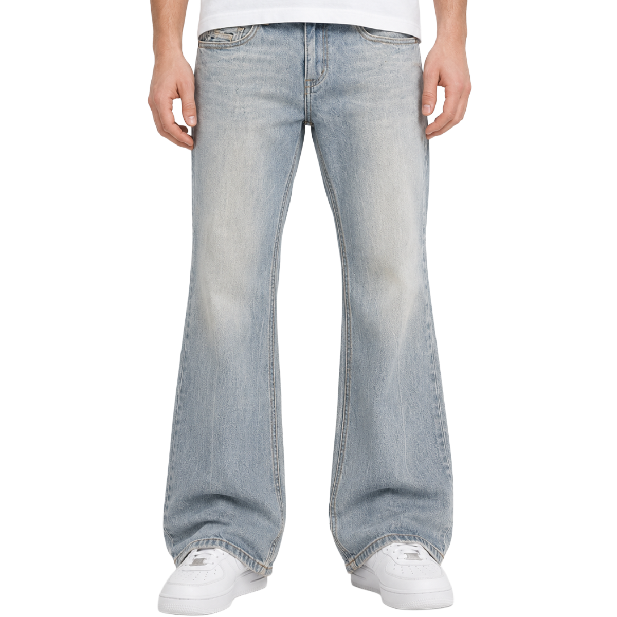 WAIMEA FLARE DENIM (BLCH WSH)