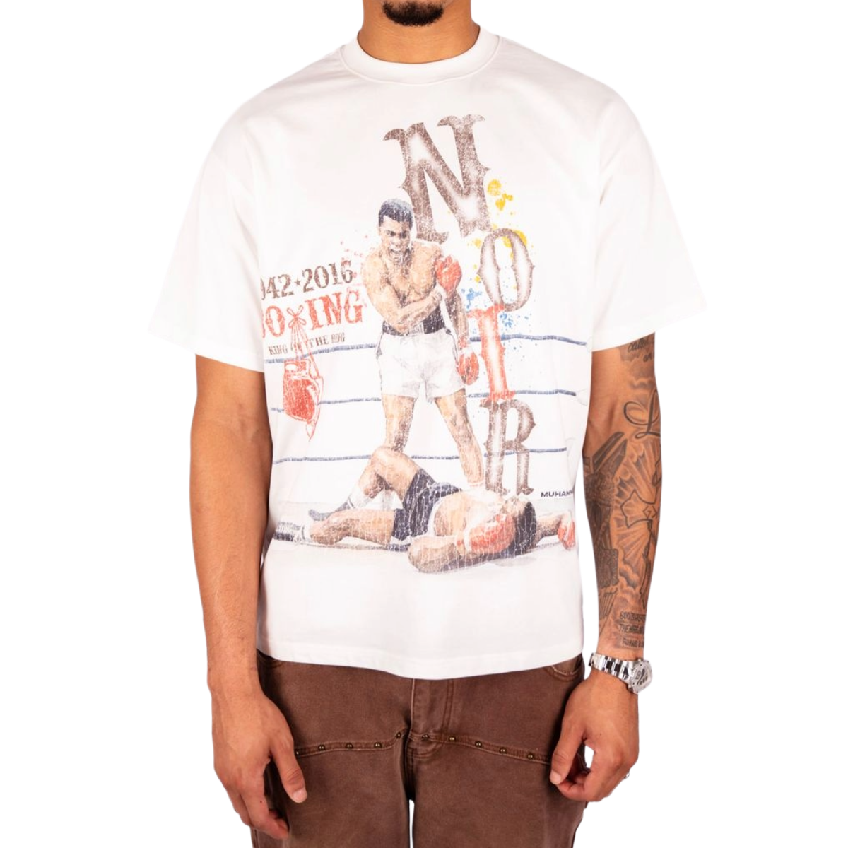 NOIR 'CHAMPION' SS TEE (WHT)