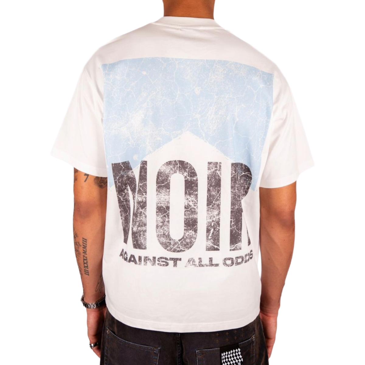 NOIR 'RIDER' SS TEE (WHT)