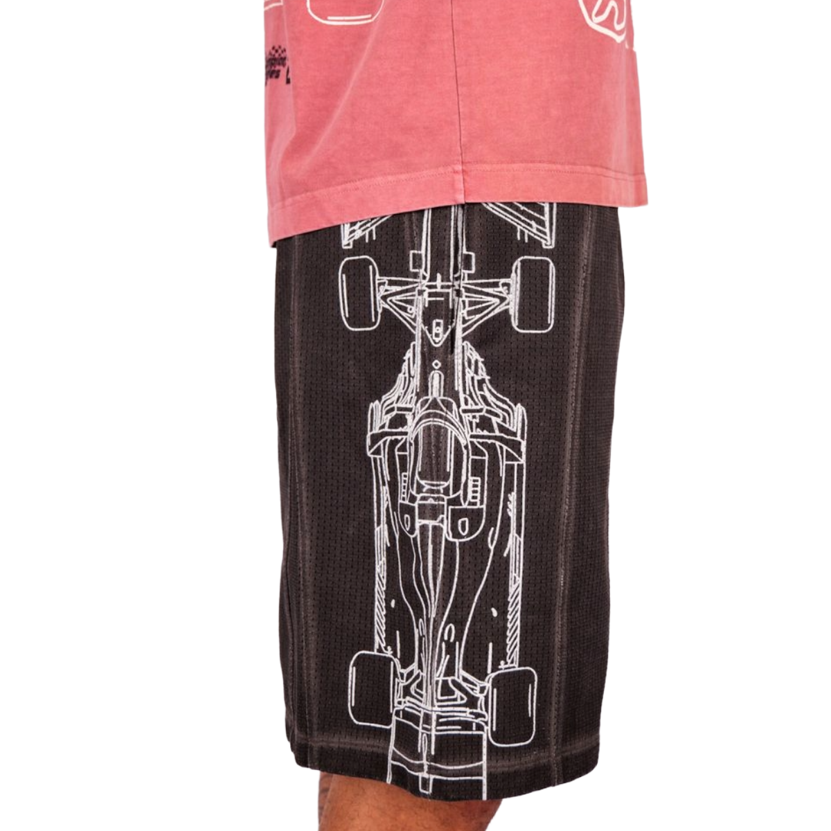 NOIR 'RACER' SHORTS (ASH)