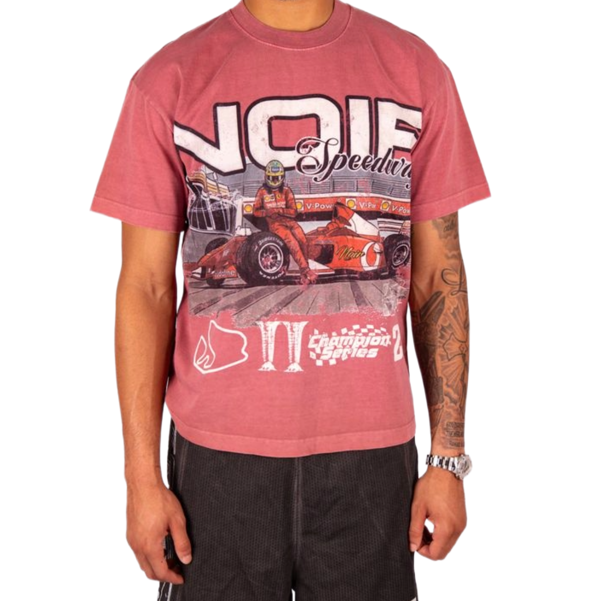 NOIR 'RACER' SS TEE (RED)