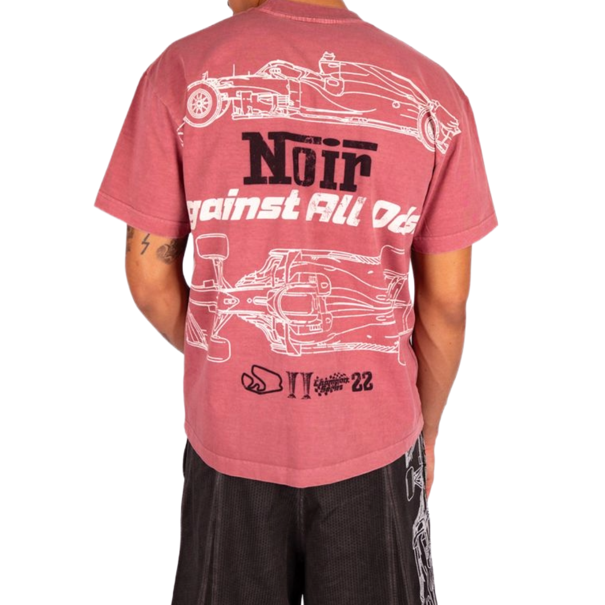 NOIR 'RACER' SS TEE (RED)