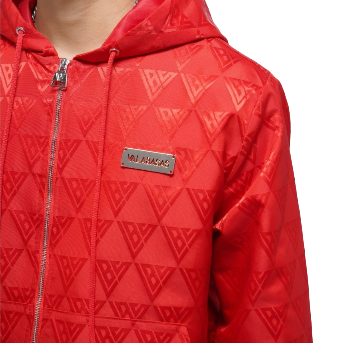 VALABASAS 'MONOGRAM' 2.0 WINDBREAKER (RED)
