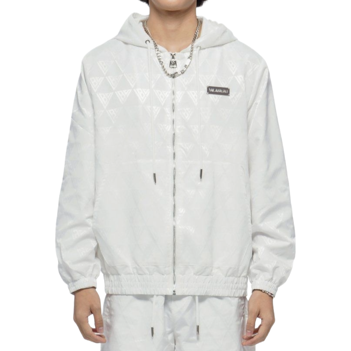 VALABASAS 'MONOGRAM' 2.0 WINDBREAKER (WHT)