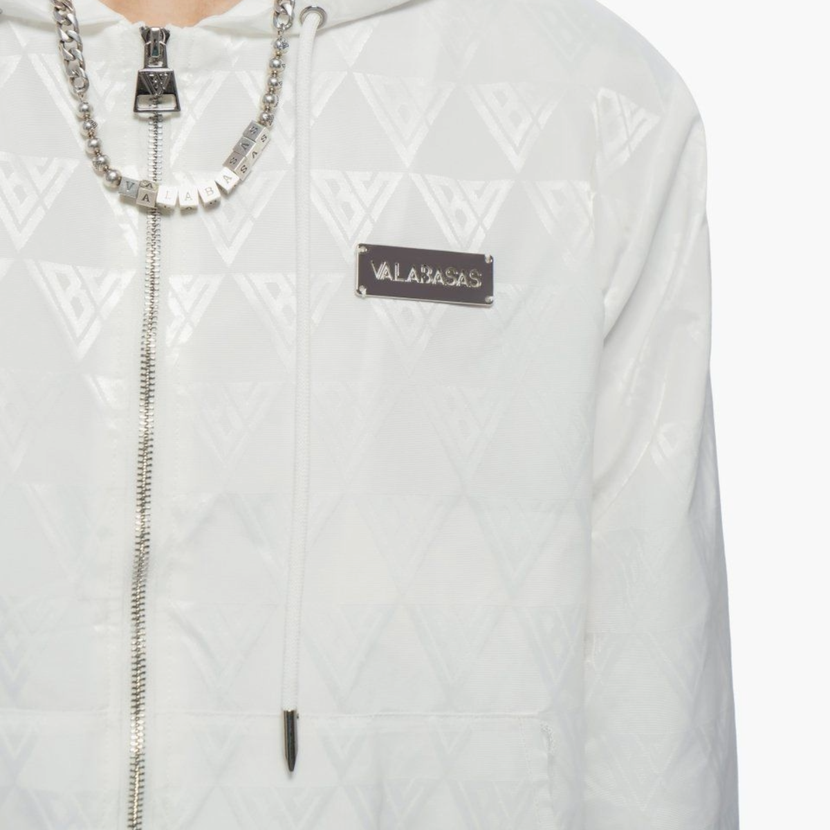 VALABASAS 'MONOGRAM' 2.0 WINDBREAKER (WHT)