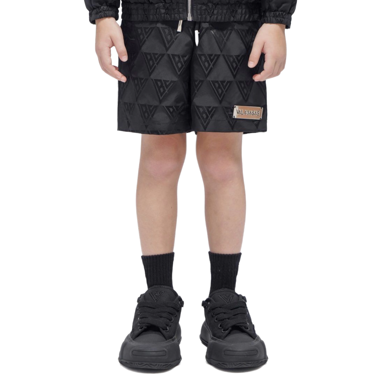 KIDS VALABASAS 'SIGNATURE' 2.0 SHORTS (BLK)