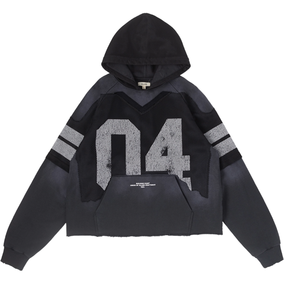 BLDG4 'FRAME' HOODIE (CHRCL)