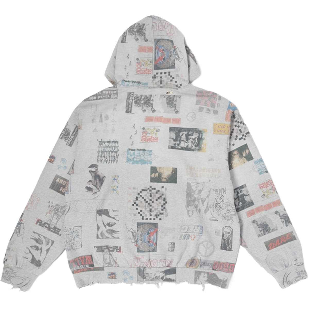 BLDG4 'CONSTRUCTION' HOODIE (HTHR GRY)
