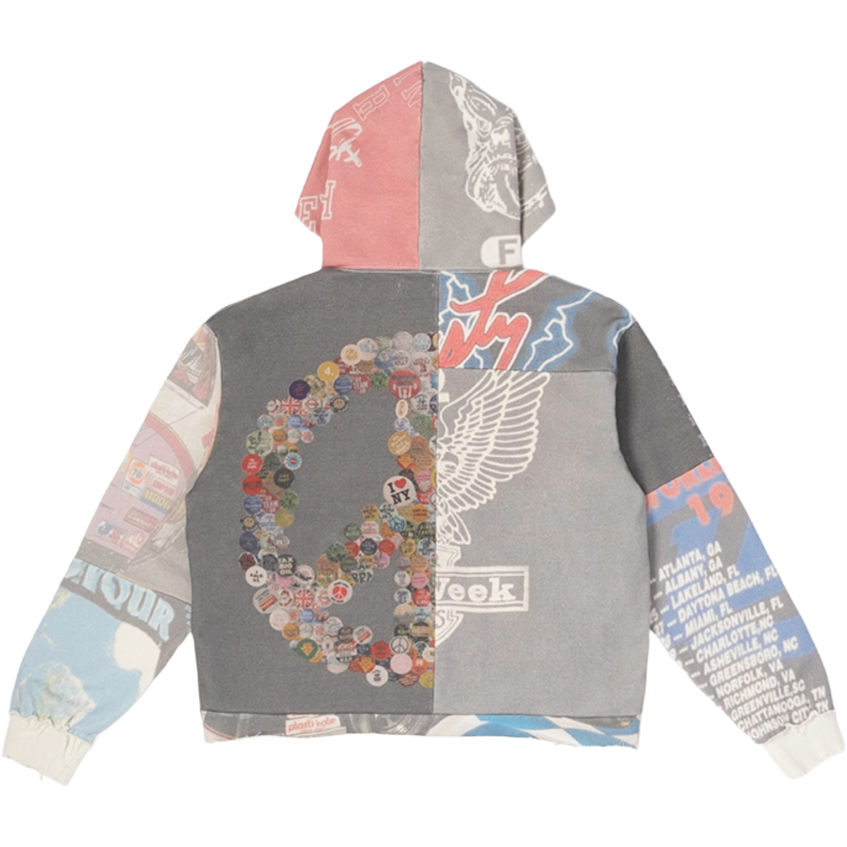 BLDG4 'BRICK' HOODIE (ANTQ WHT)