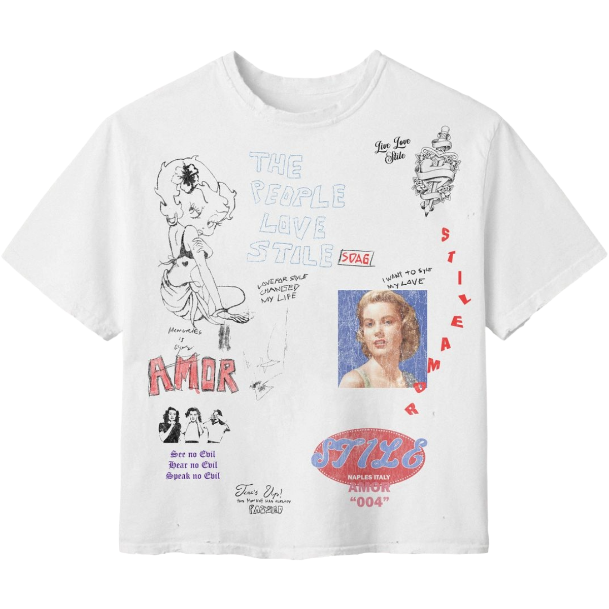 SDA 'SDAG' SS TEE (WHT)