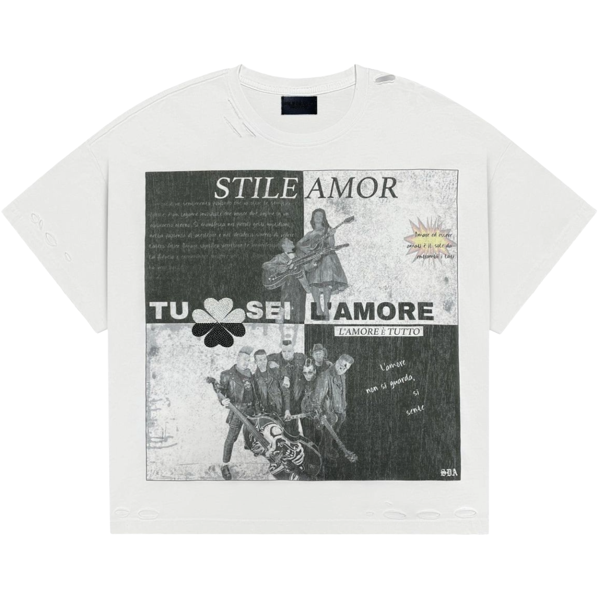 SDA 'YING-YANG' SS TEE (WHT)