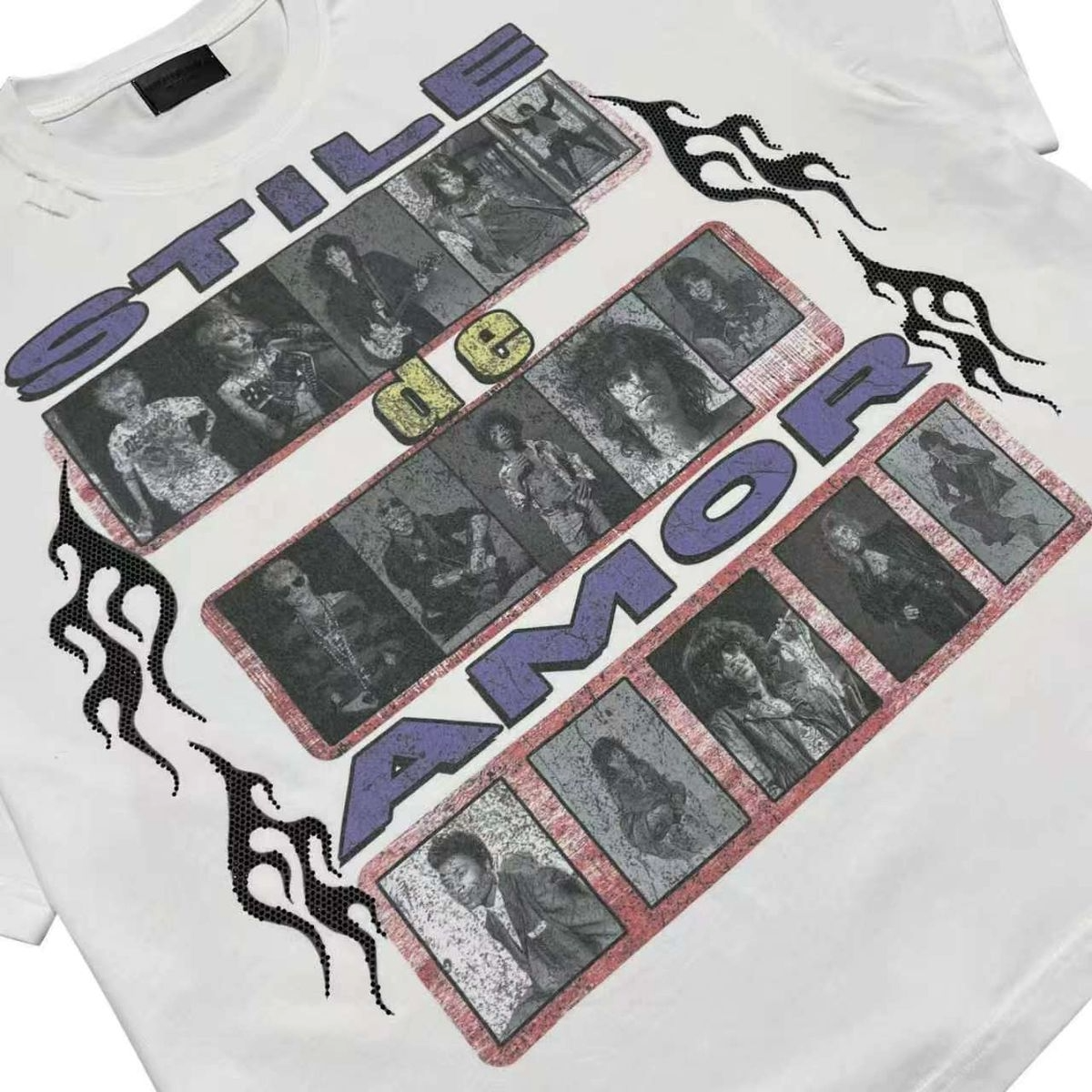 SDA 'FIAMME ROCK' SS TEE (WHT)
