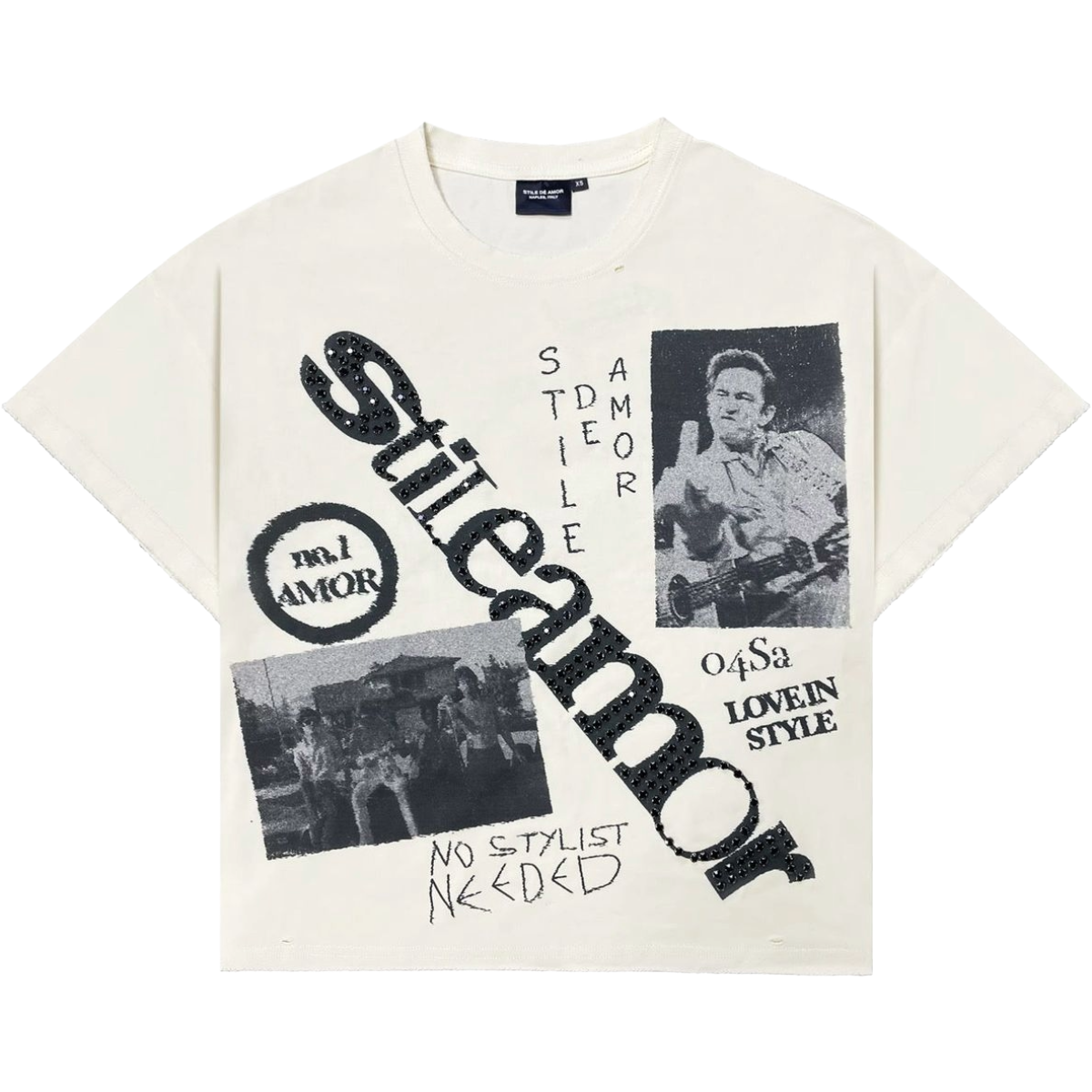 SDA 'NO STYLIST' SS TEE (CRM)