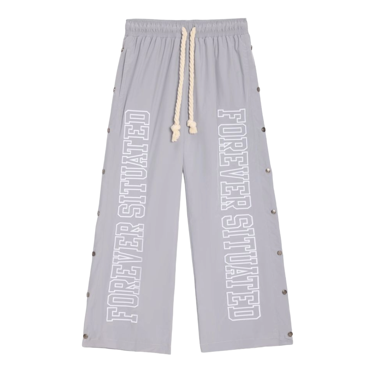 FS NYLON TRACK PANTS (GRY)