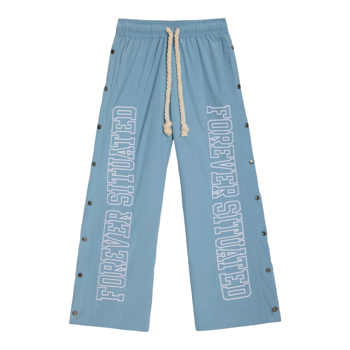 FS NYLON TRACK PANTS (BBY BLU)