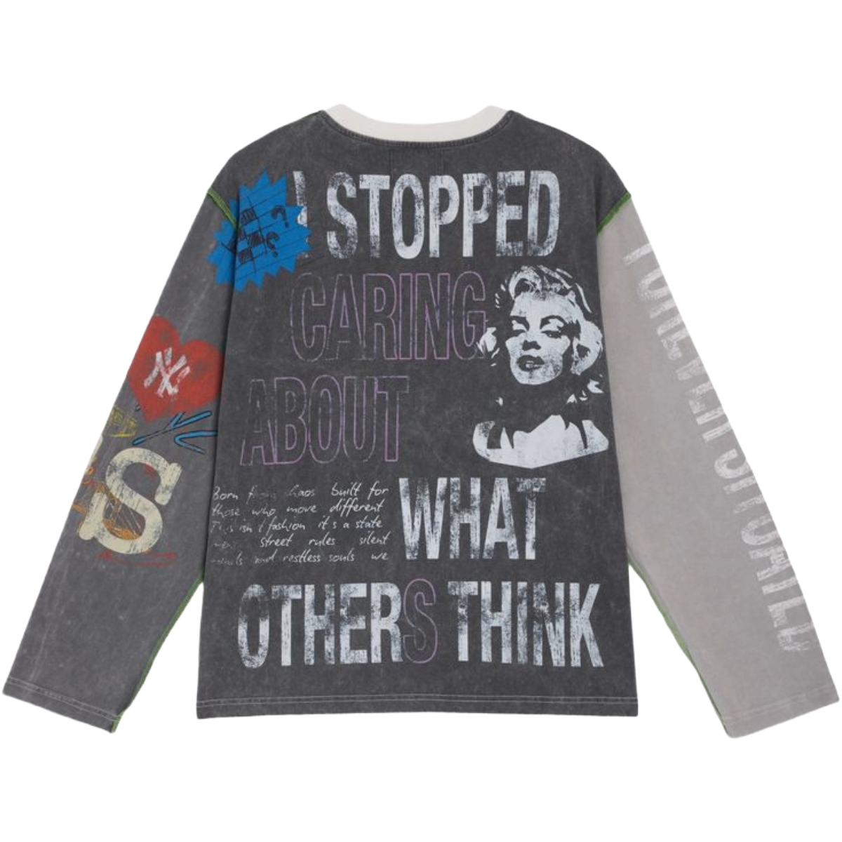 FS 'DREAM FOREVER' LS TEE (GRY)