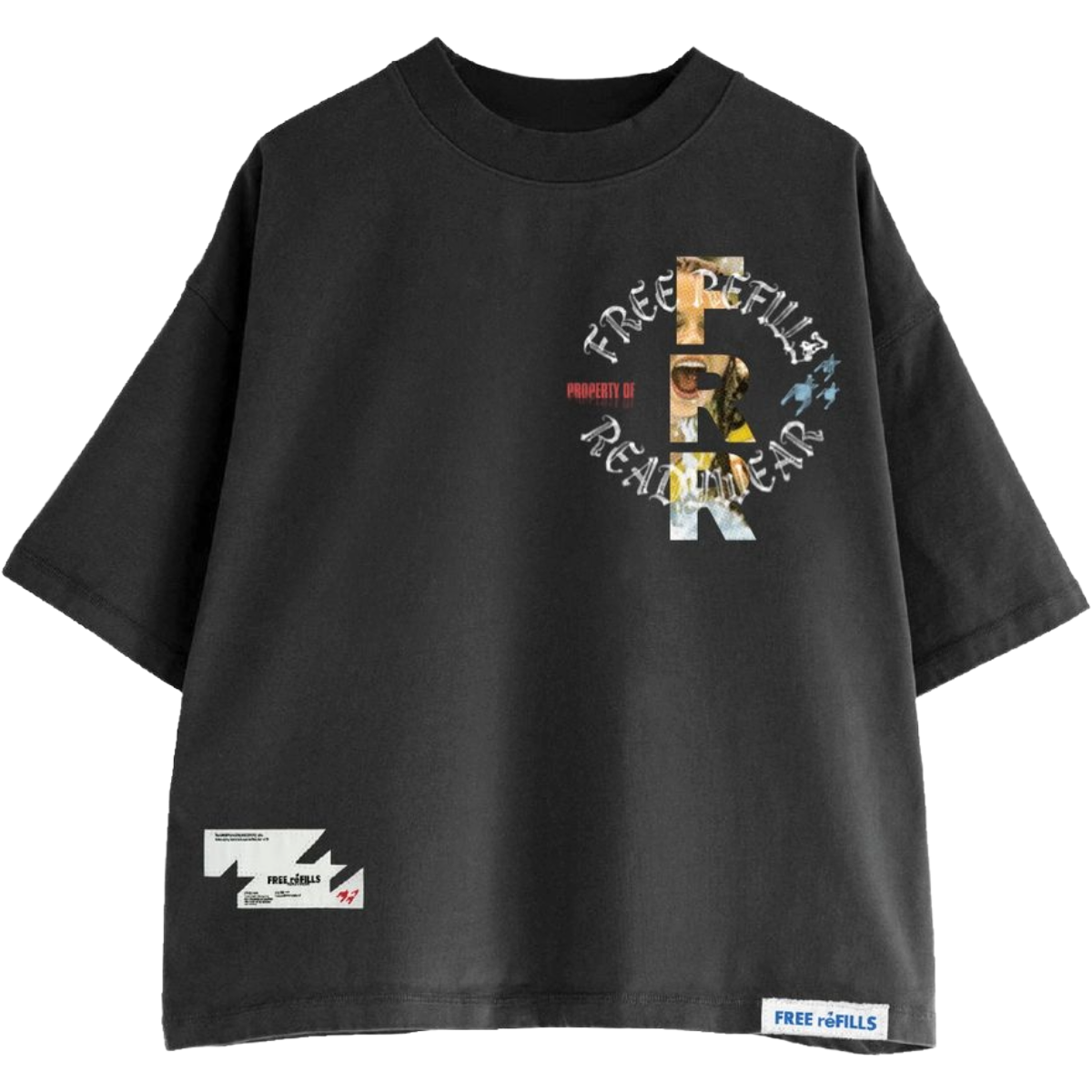FR 'PROPERTY' SS TEE (BLK)