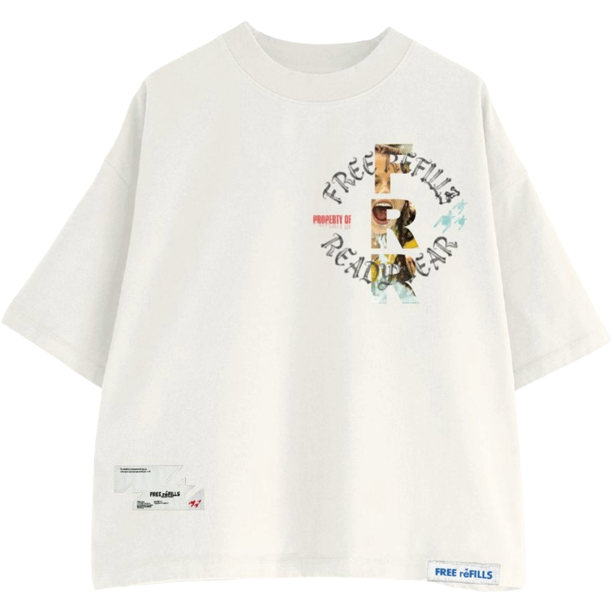 FR 'PROPERTY' SS TEE (OFF WHT)