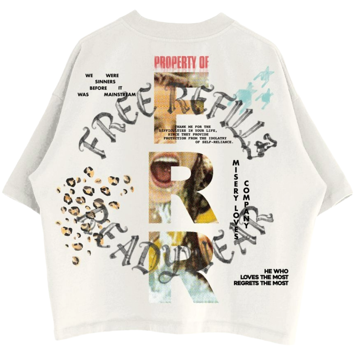 FR 'PROPERTY' SS TEE (OFF WHT)