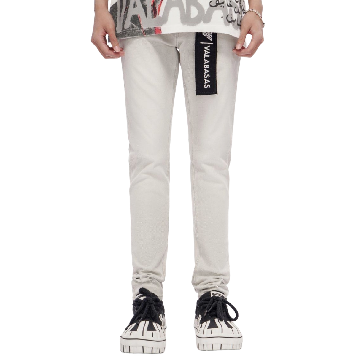 VALABASAS "MR.SLIM" SNOW GREY DENIM