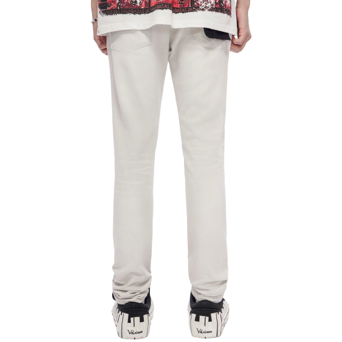 VALABASAS "MR.SLIM" SNOW GREY DENIM