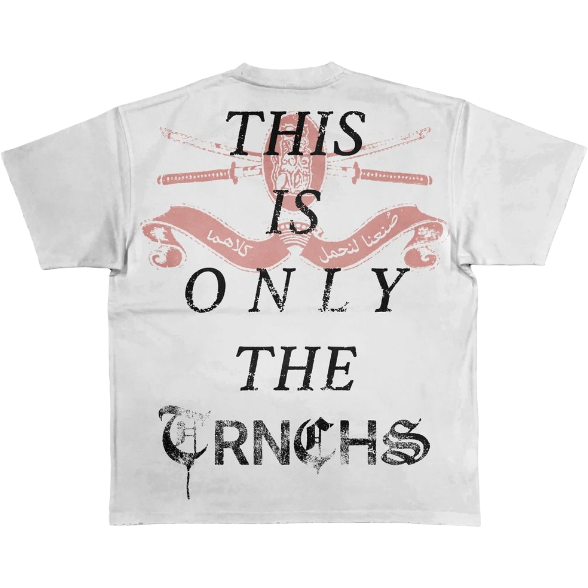 TRNCHS 'THIS IS TRNCHS' SS TEE (WHT)