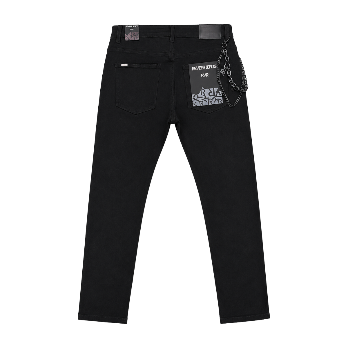 RVR 'ORIGIN' XP-11 RIPPED BLACK SKINNY DENIM