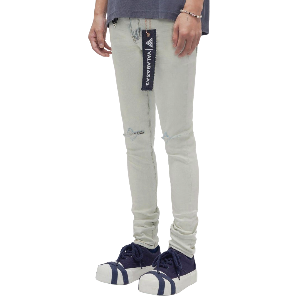 VALABASAS MR.CLEAN ARTIC BLUE SKINNY JEANS